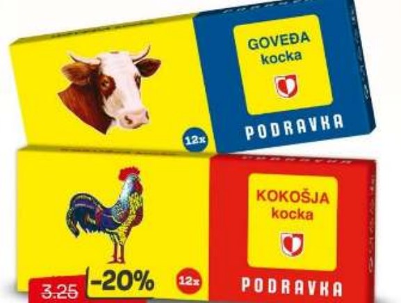 Kocka za supu kokošija/ goveđa Retro