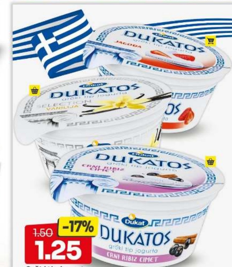 Grčki tip jogurta Dukatos