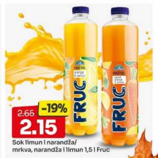 Sok limun i narandža/ mrkva, narandža i limun