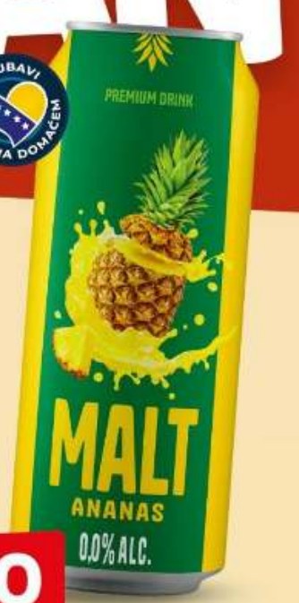 Bezalkoholno pivo ananas Malt