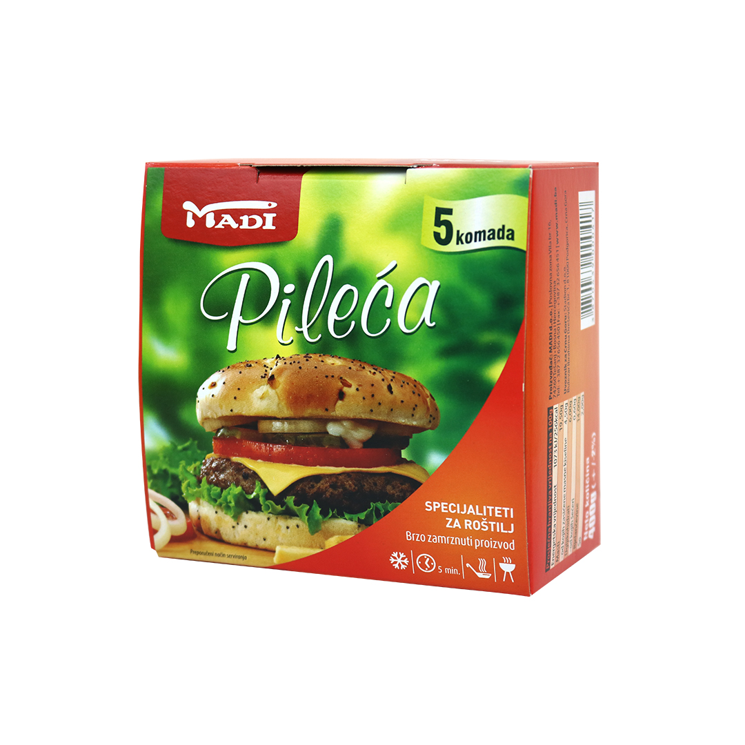Pileći ćevapi, Pileća pljeskavica