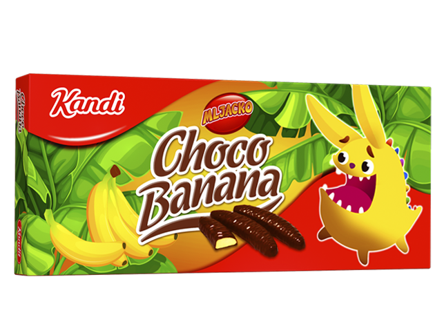 Čokoladni žele višnja i banana