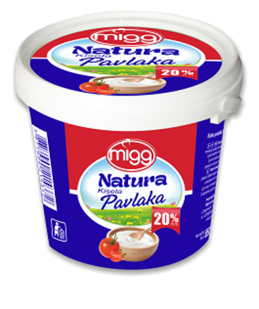 Kisela pavlaka 20 % m.m.
