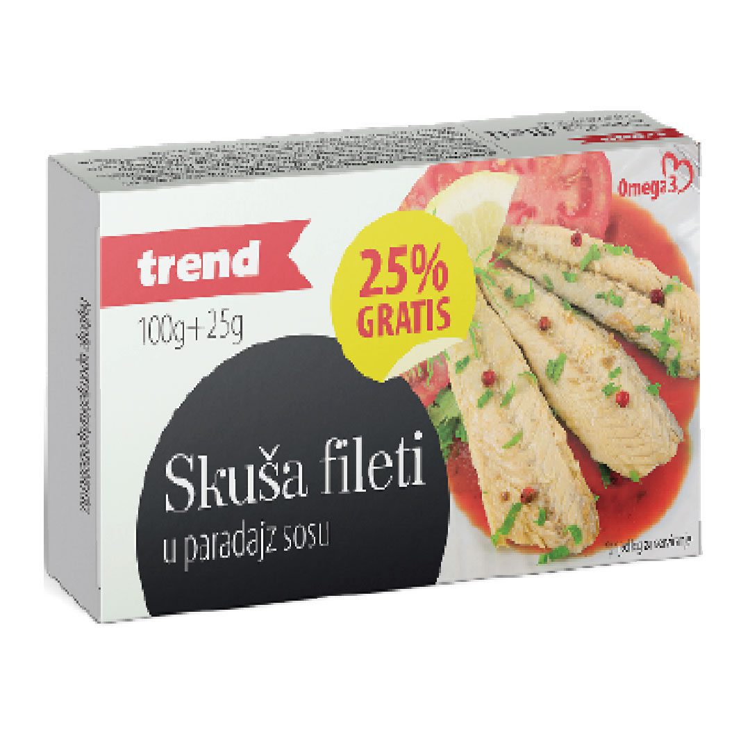 Skuša fileti u paradajz sosu