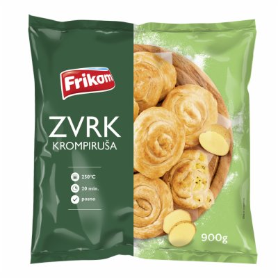 Zvrk sa sirom, sa krompirom, sa zeljem, kesica