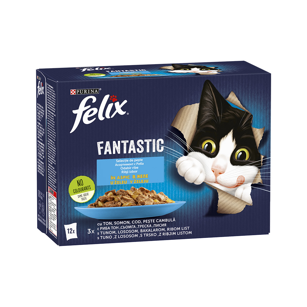 Hrane za mačke Felix fantastic meso, riba mix