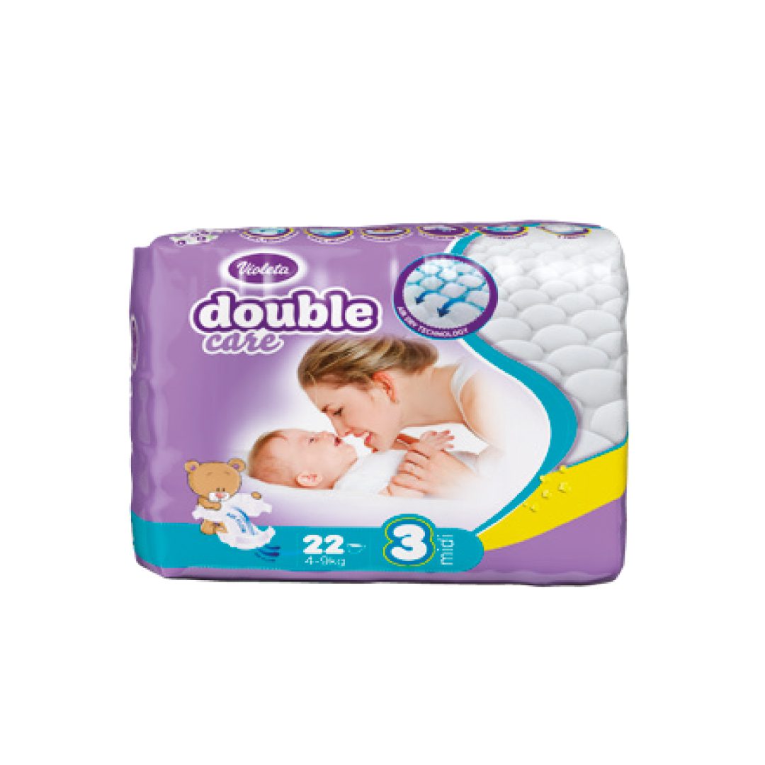 Baby pelene Double care