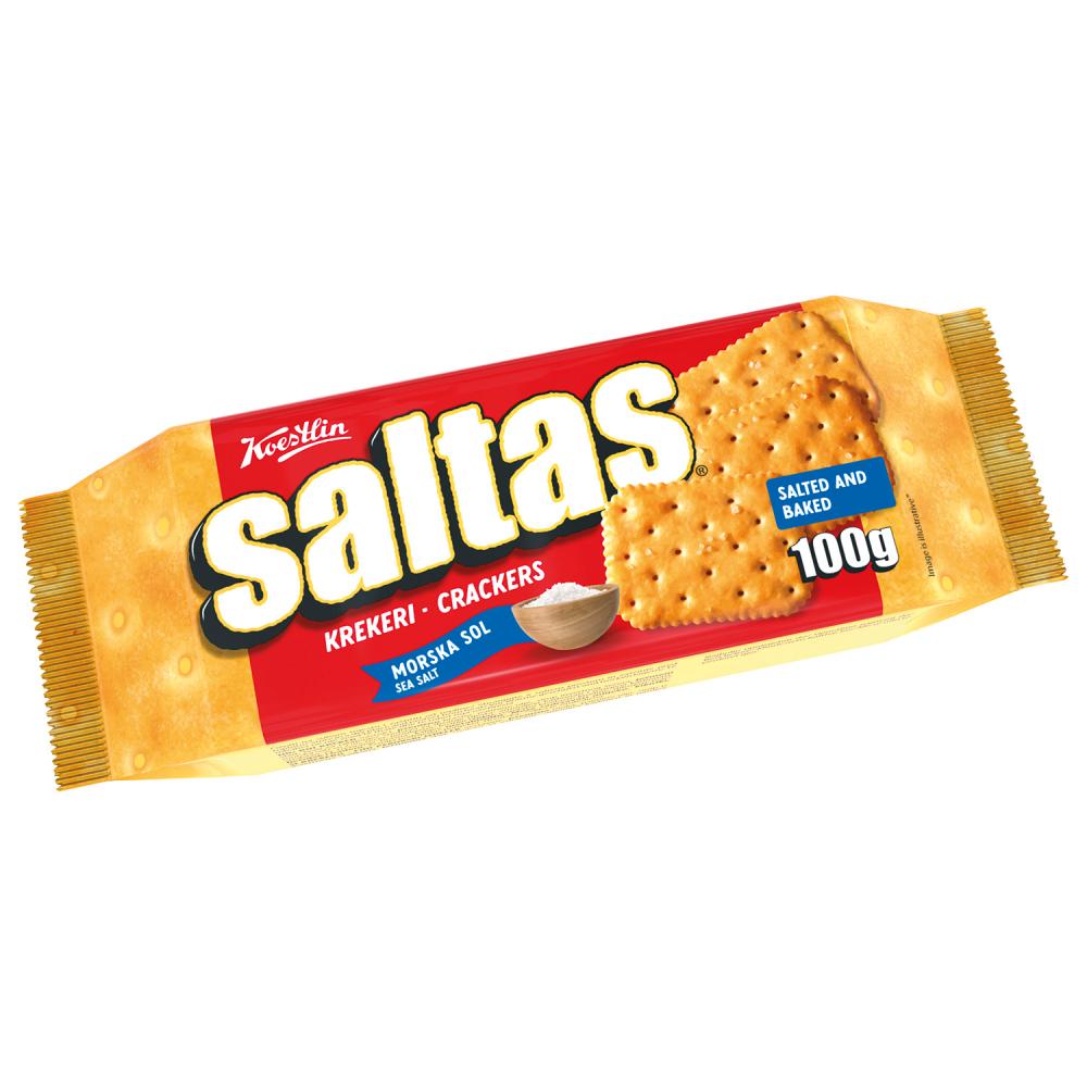Krekeri morska sol Saltas