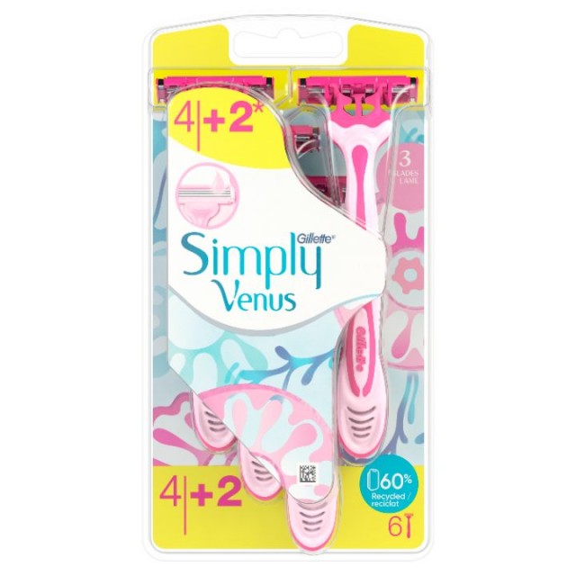 Jednokratni brijač Simply 4+2 gratis Blue 3+1 gratis