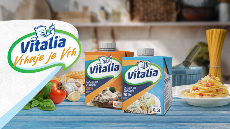 Vrhnje za kuhanje 20% m.m.