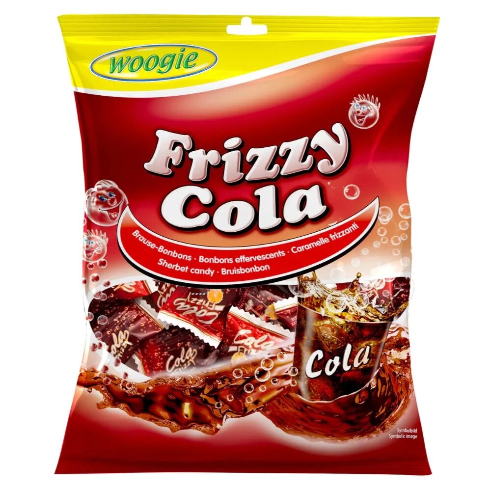 Bombon tvrdi Frizzy Cola 170g, EIS mentol 175g