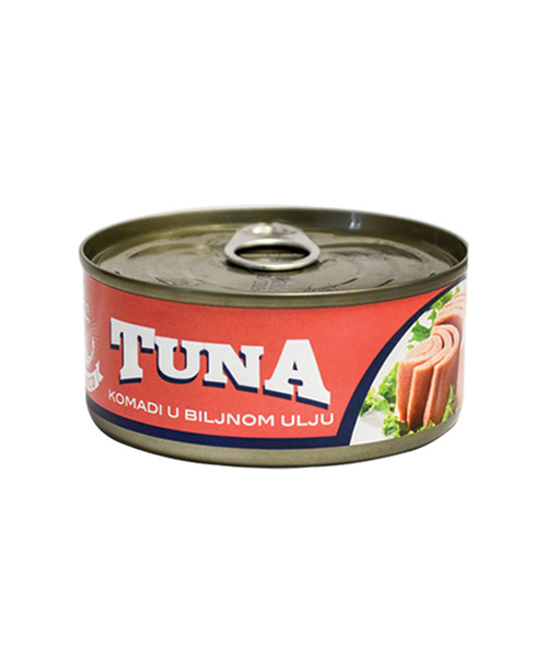 Tuna komadi u biljnom ulju