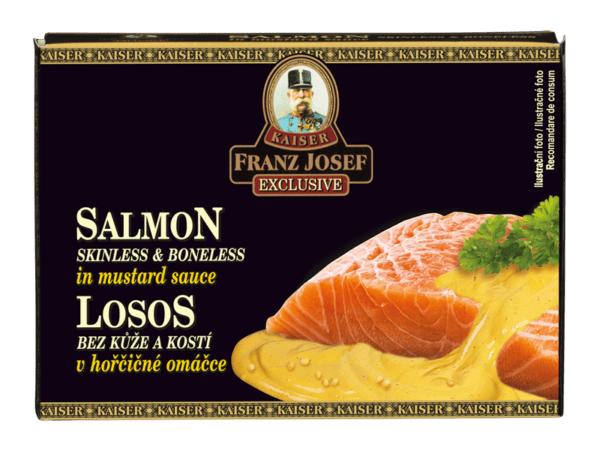 Komadi lososa u umaku od senfa/paradajza