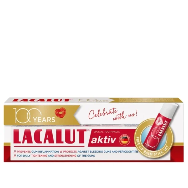 Pasta za zube Aktiv + balzam za usne u stiku gratis