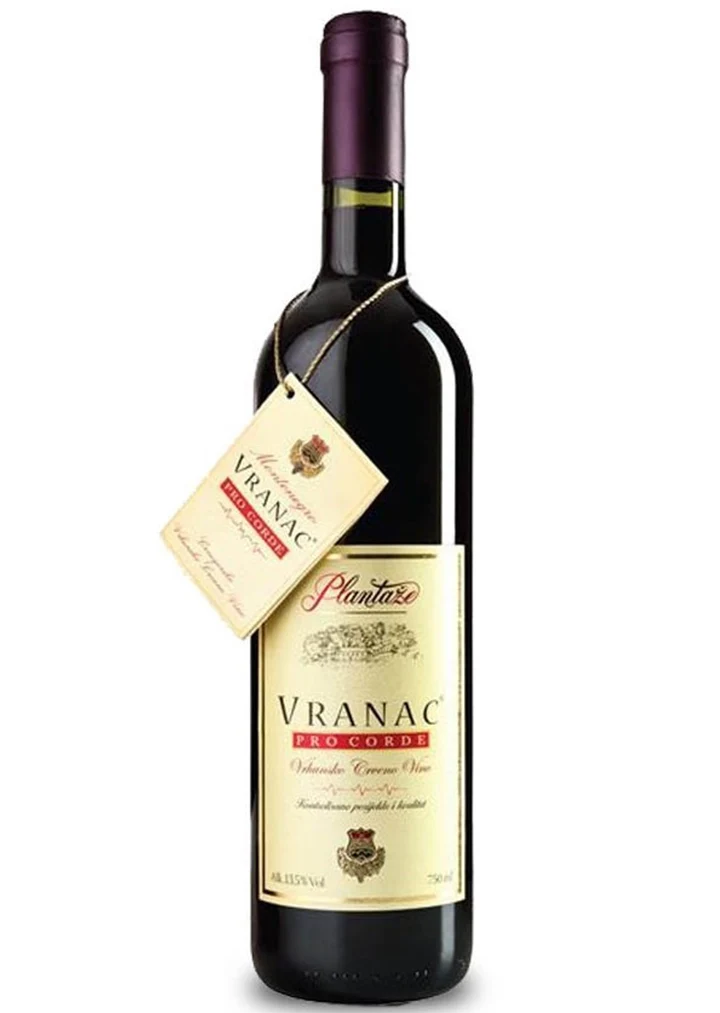 Vrhunsko crveno vino Vranac