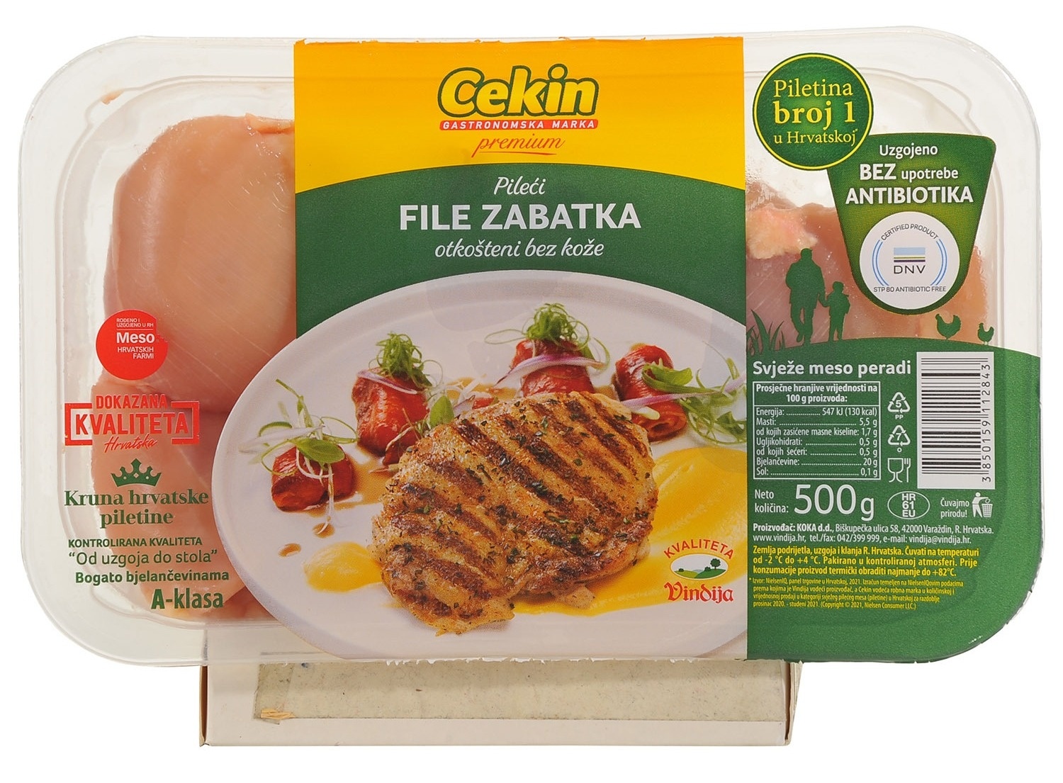 Pureći file zabatka s kosti