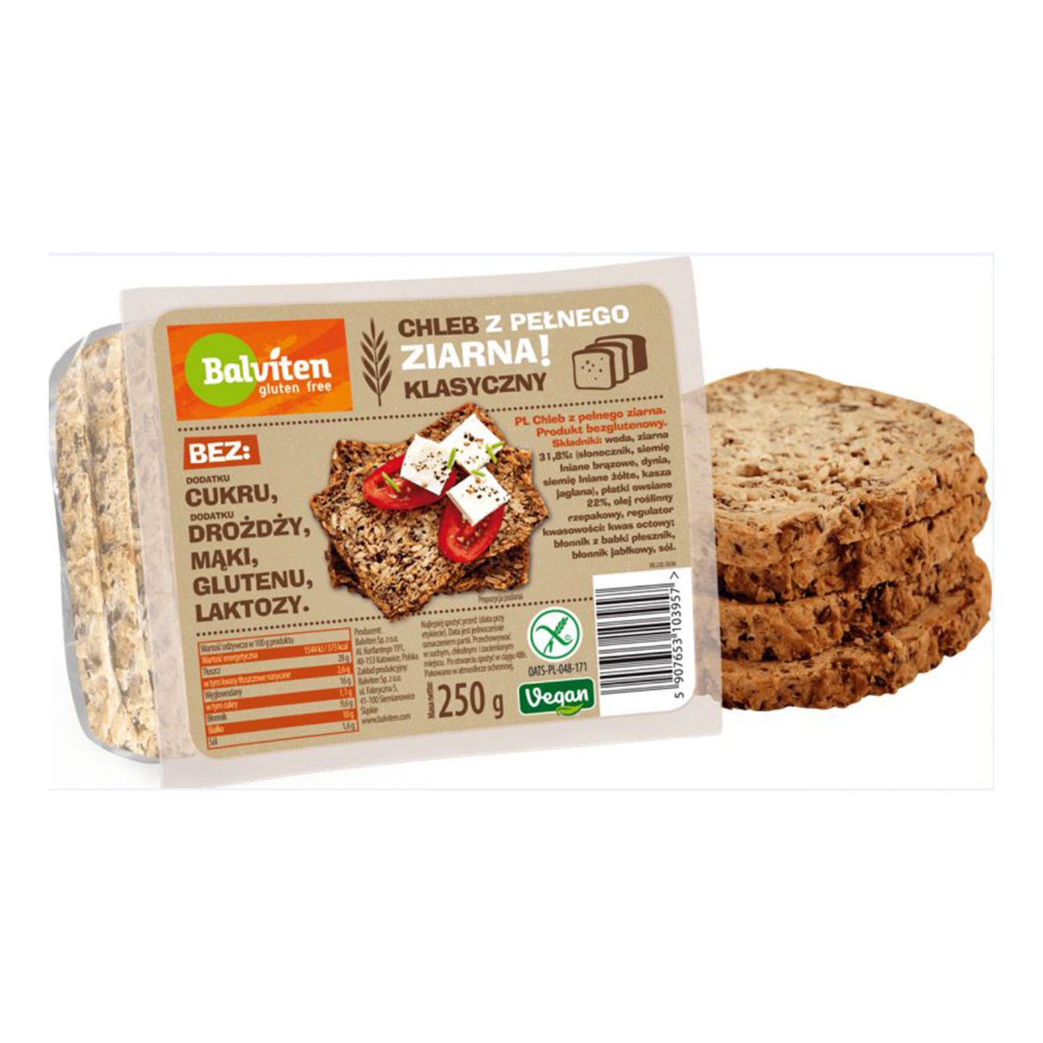 Hljeb sa sjemenkama bez glutena