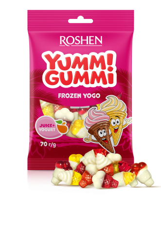 Gumene bombone Yummi Gummi frozen yogo/ sour sticks/ Twists
