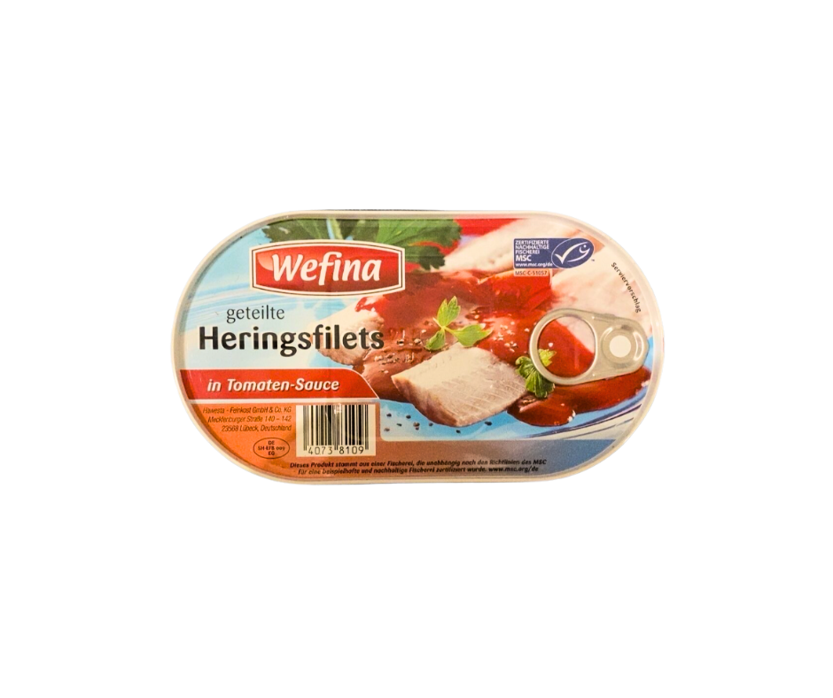 Fileti haringe u umaku od paradajza/ senfa/ paprike