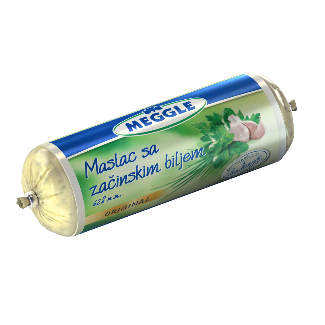 Baget s bijelim lukom/ maslacem/ začinskim biljem