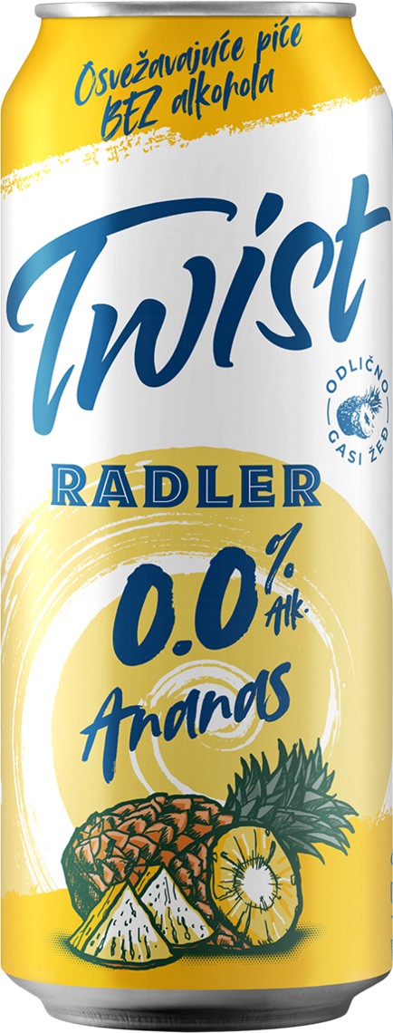 Bezalkoholno pivo Ananas/ Višnja