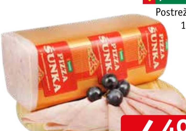 Pizza šunka