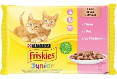 Hrana za mačke meso/ mix riba/ piletina junior