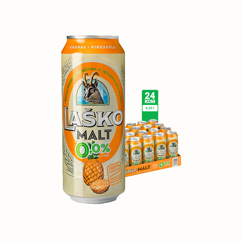Bezalkoholno pivo ananas Malt