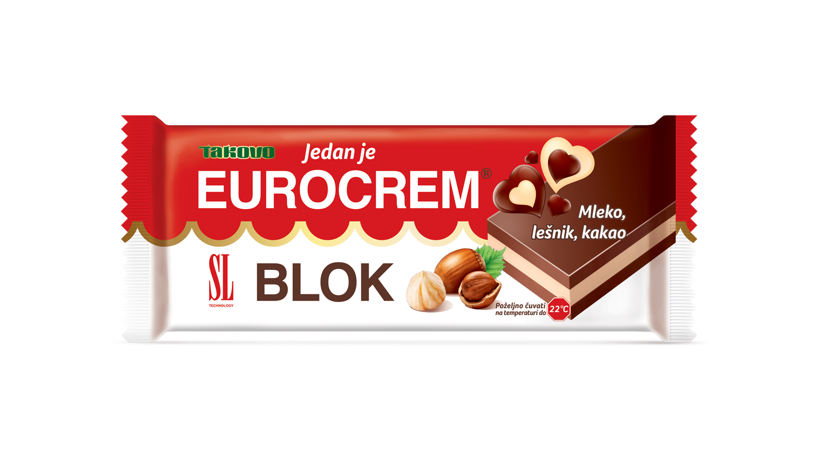 Čokolada Euro blok kikiriki/ karamela/ badem/ menta