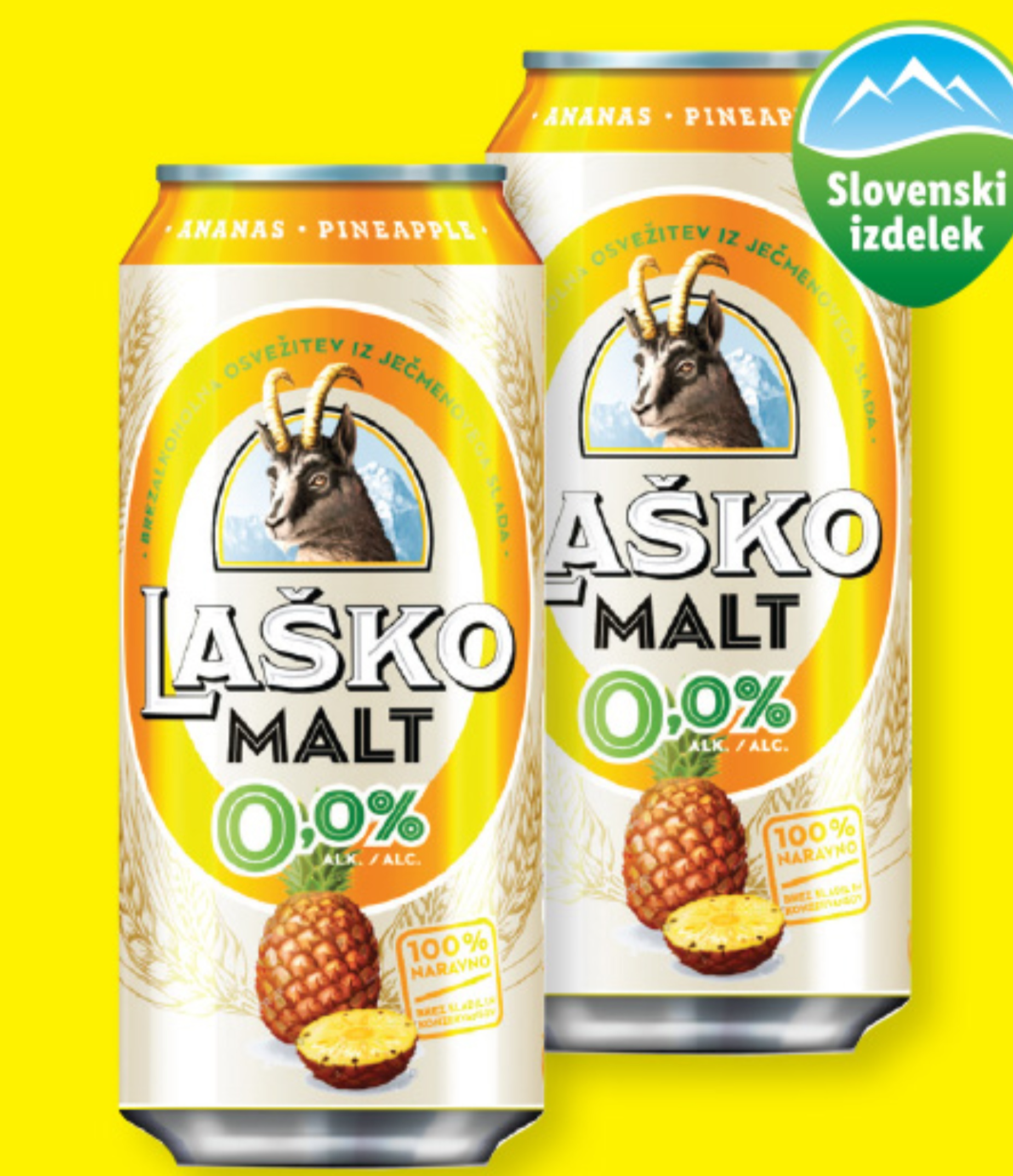 Bezalkoholno pivo Malt ananas