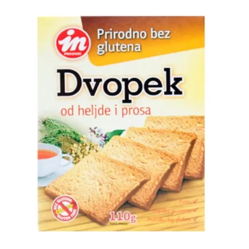 Dvopek s heljdom bez glutena