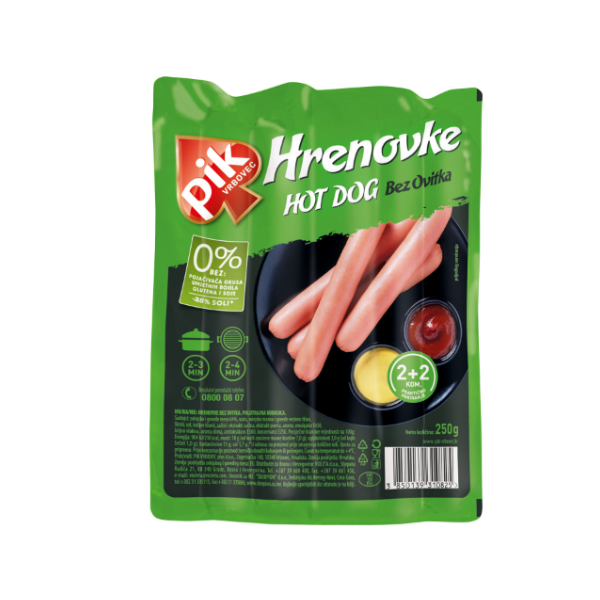 PILEĆE HRENOVKE bez ovitka